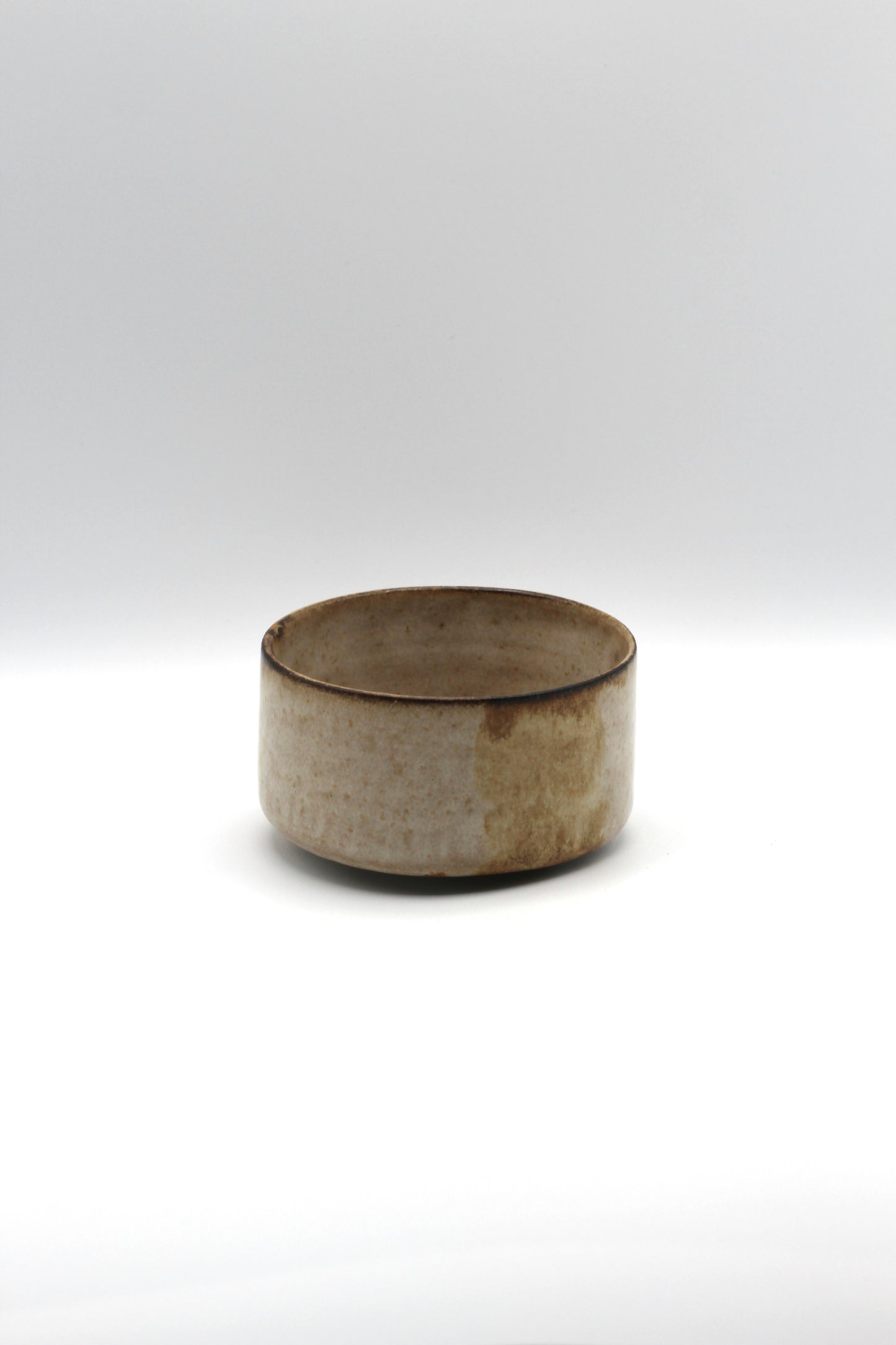 Matcha Bowl | Studio White, Honey Brown
