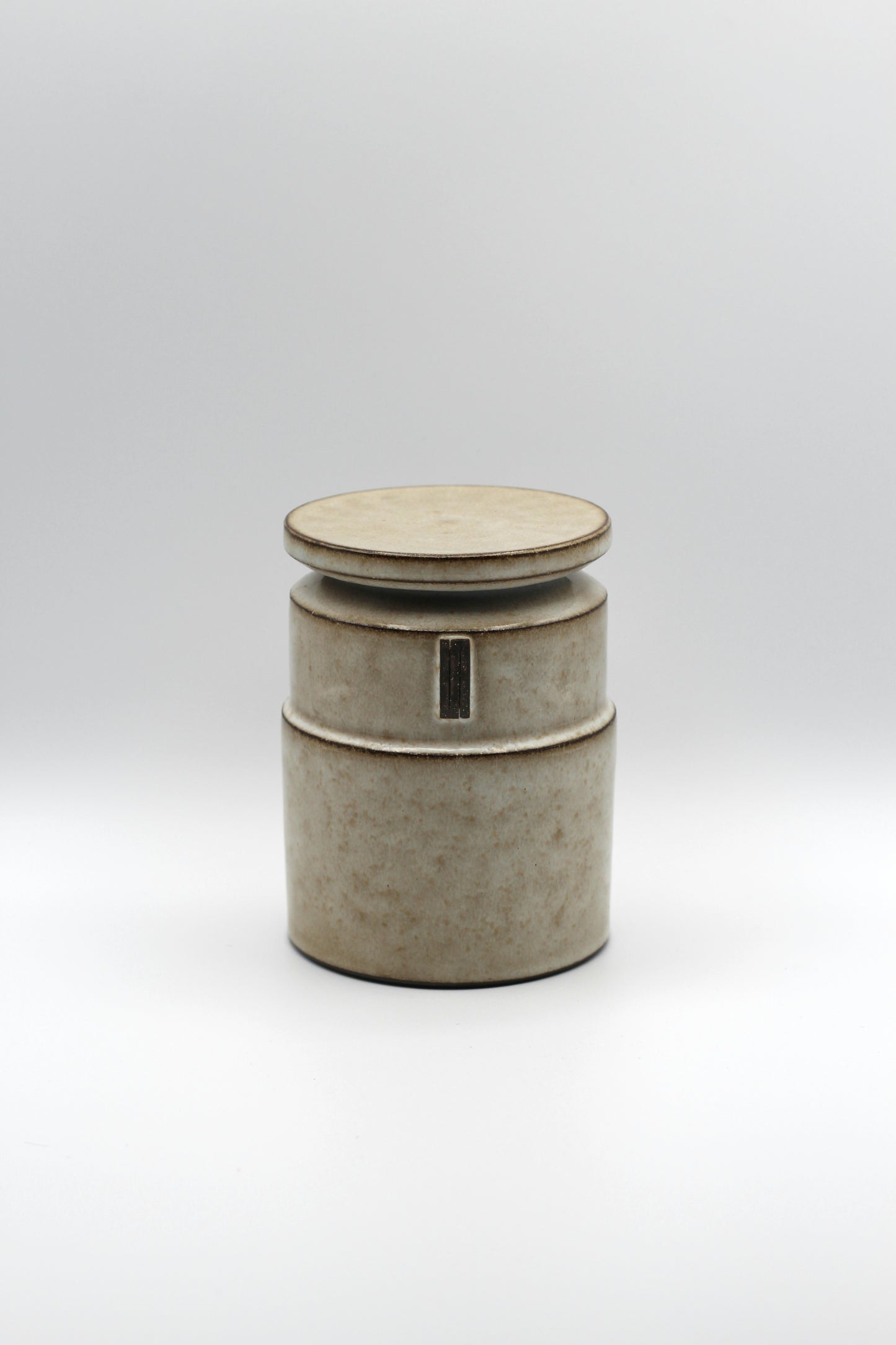 Stepped Lidded Jar | Studio White