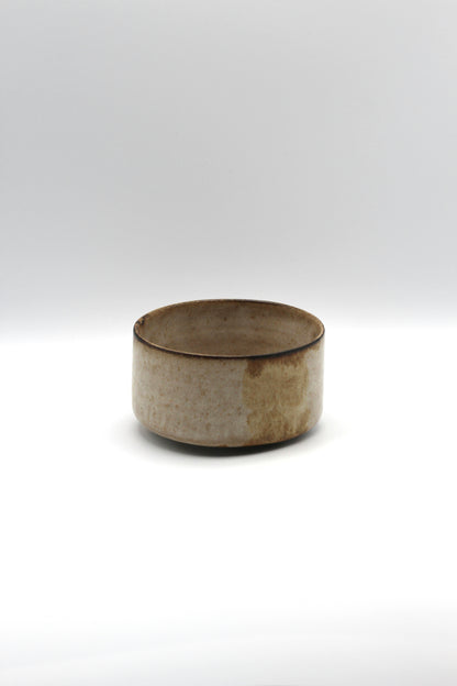 Matcha Bowl | Studio White, Honey Brown