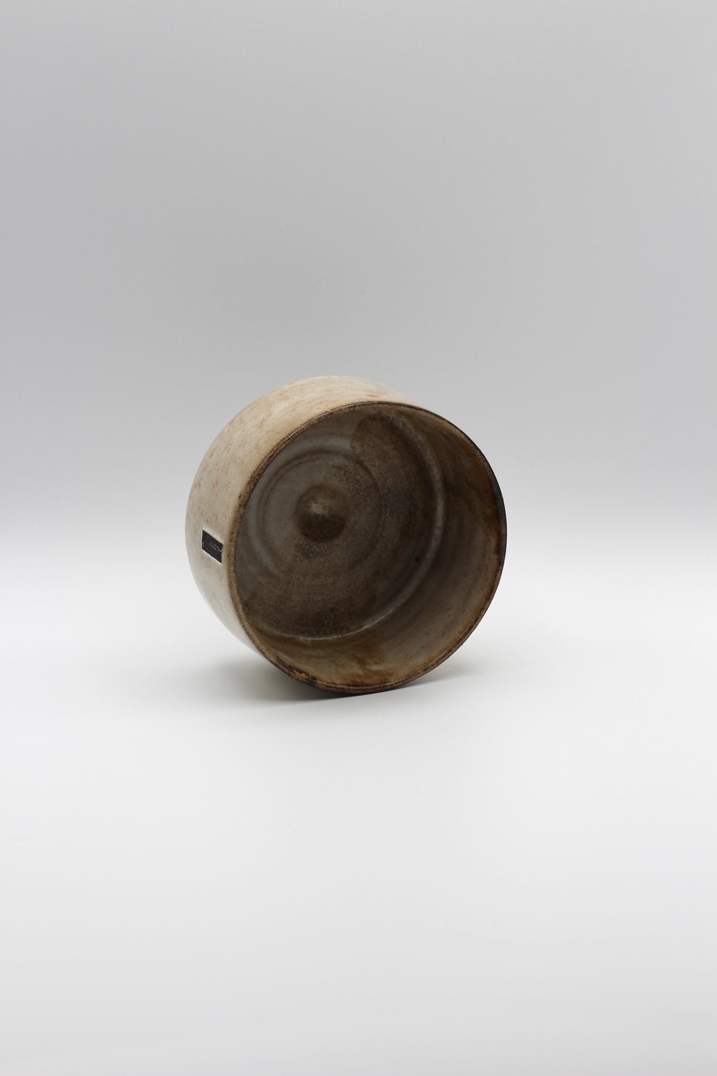 Matcha Bowl | Studio White, Honey Brown