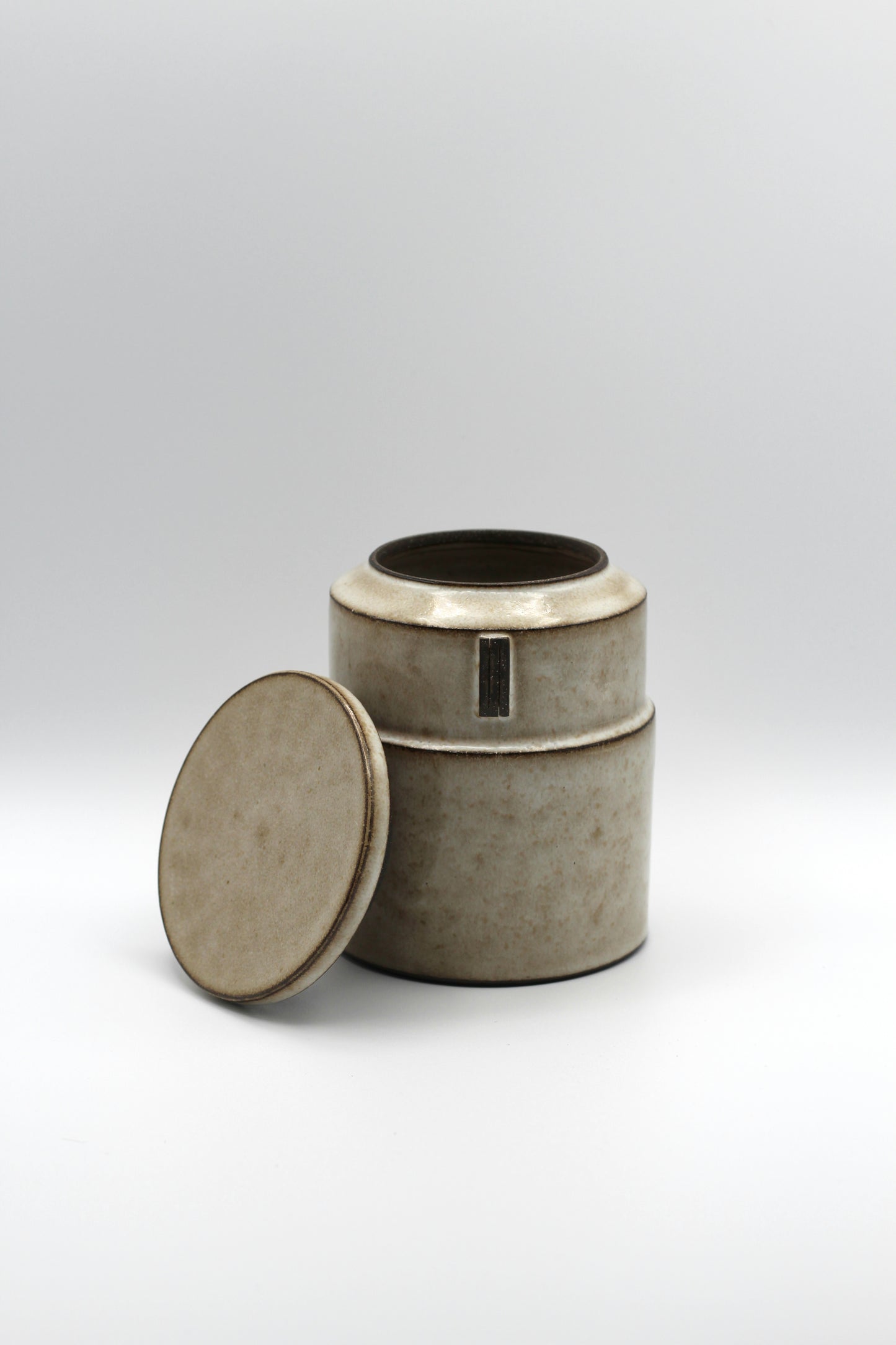 Stepped Lidded Jar | Studio White
