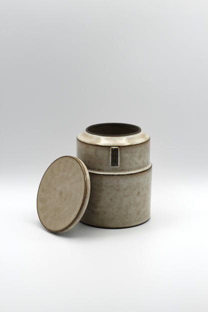Stepped Lidded Jar | Studio White