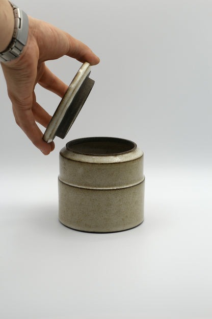 Stepped Lidded Jar | Studio White