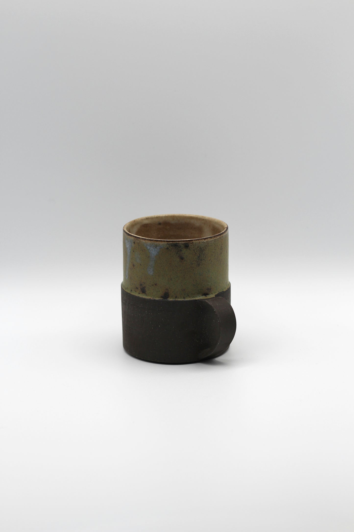 Stepped Mug | Moss Green, Black
