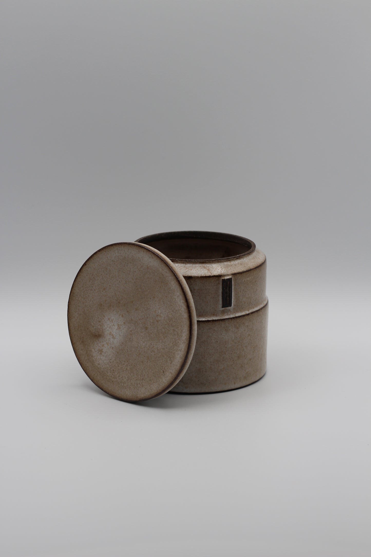Stepped Lidded Jar | Studio White