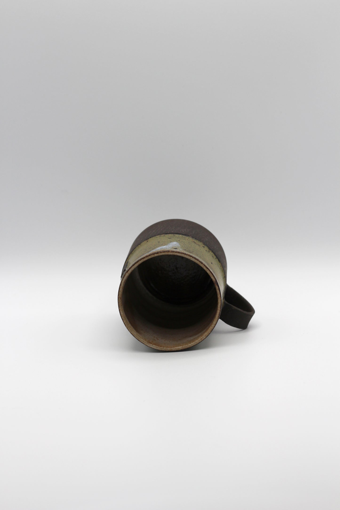Stepped Mug | Moss Green, Black