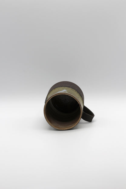 Stepped Mug | Moss Green, Black