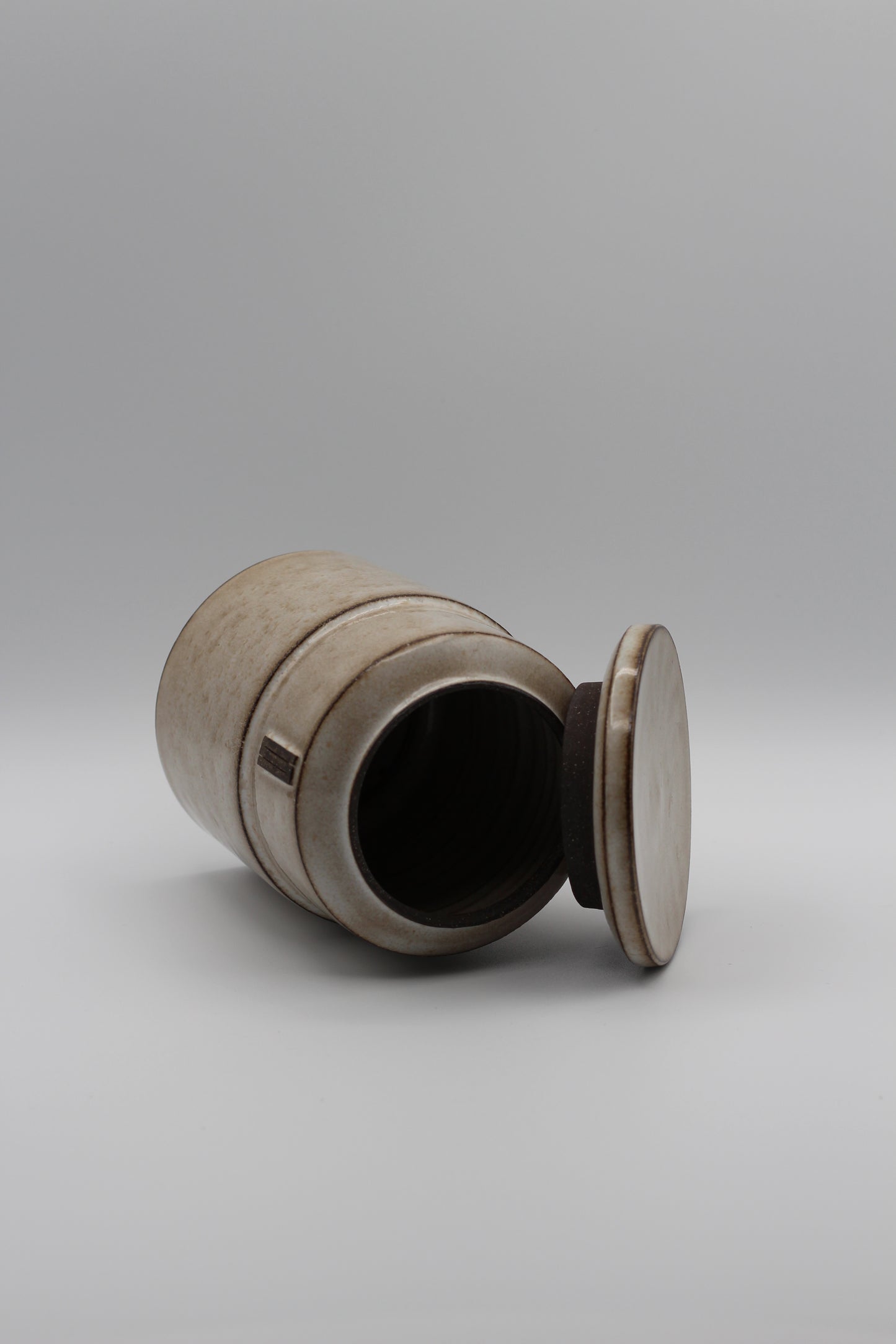 Stepped Lidded Jar | Studio White